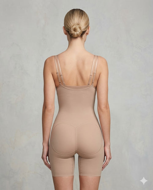 Shapenix Open Bust Shapewear Tummy Control Bodysuits Seamless