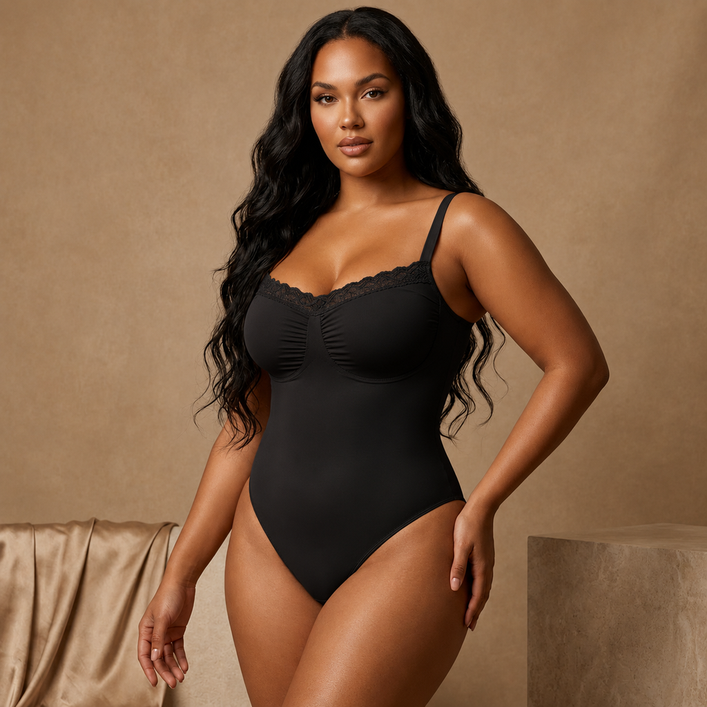 Shapenix Tummy-tucking Butt-lifting Waist-cinching Thong Bodysuit