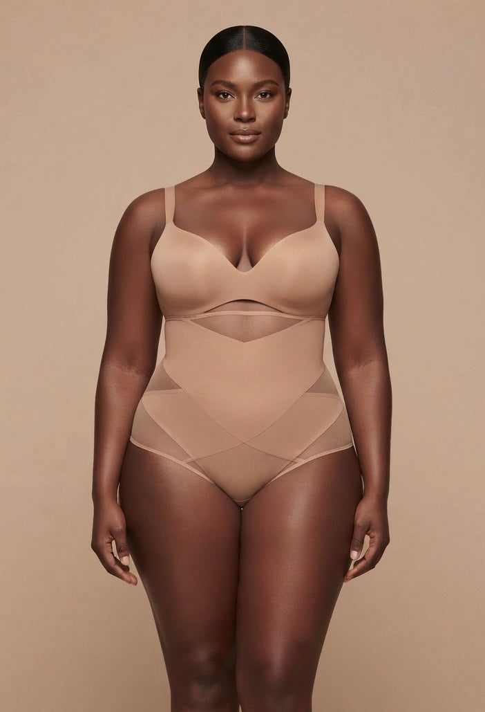 Shapenix high waist mesh  tummy Tucker shapewear  thong