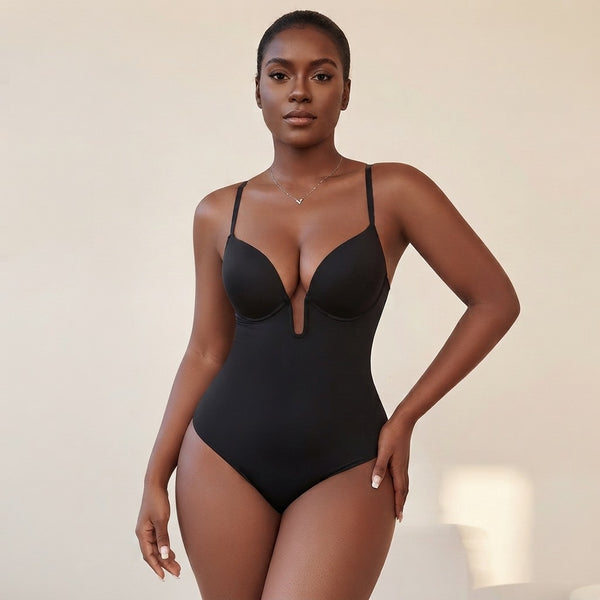 Shapenix Cinched Waist Hip-Lifting Bodysuit