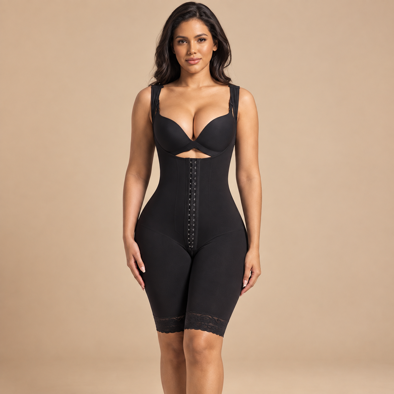 Shapenix Steel-boned Supportive Full-body Shapewear Enhanced Tummy-control Bodysuit