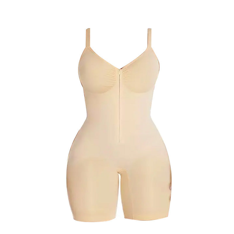 Shapenix Tummy Control Zip Sculpt Bodysuit