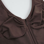 Shapenix Tummy Control Zip Sculpt Bodysuit