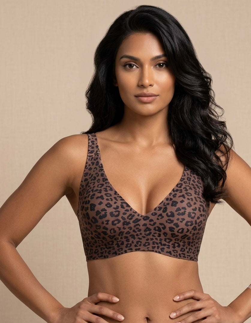 Shapenix Jelly No Rim Bra Push Up Seamless Comfort Low Cut Rimless Bra