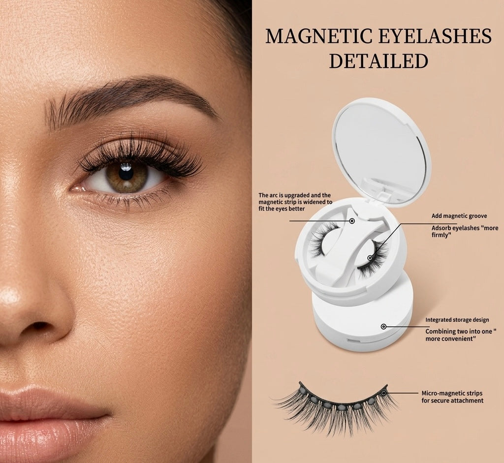 Faux cils magnétiques intégrés Shapenix Camélia