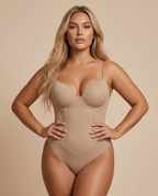Shapenix Paded Tummy Control Thong Bodysuit