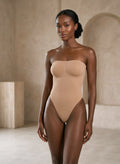 Shapenix Strapless Snatch Waist Thong Bodysuit