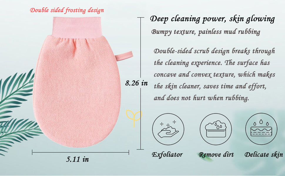 Shapenix Body Exfoliating Gloves For Smooth Skin
