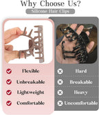 Shapenix Daily Used Soft Silicone Flexible Claw Clips