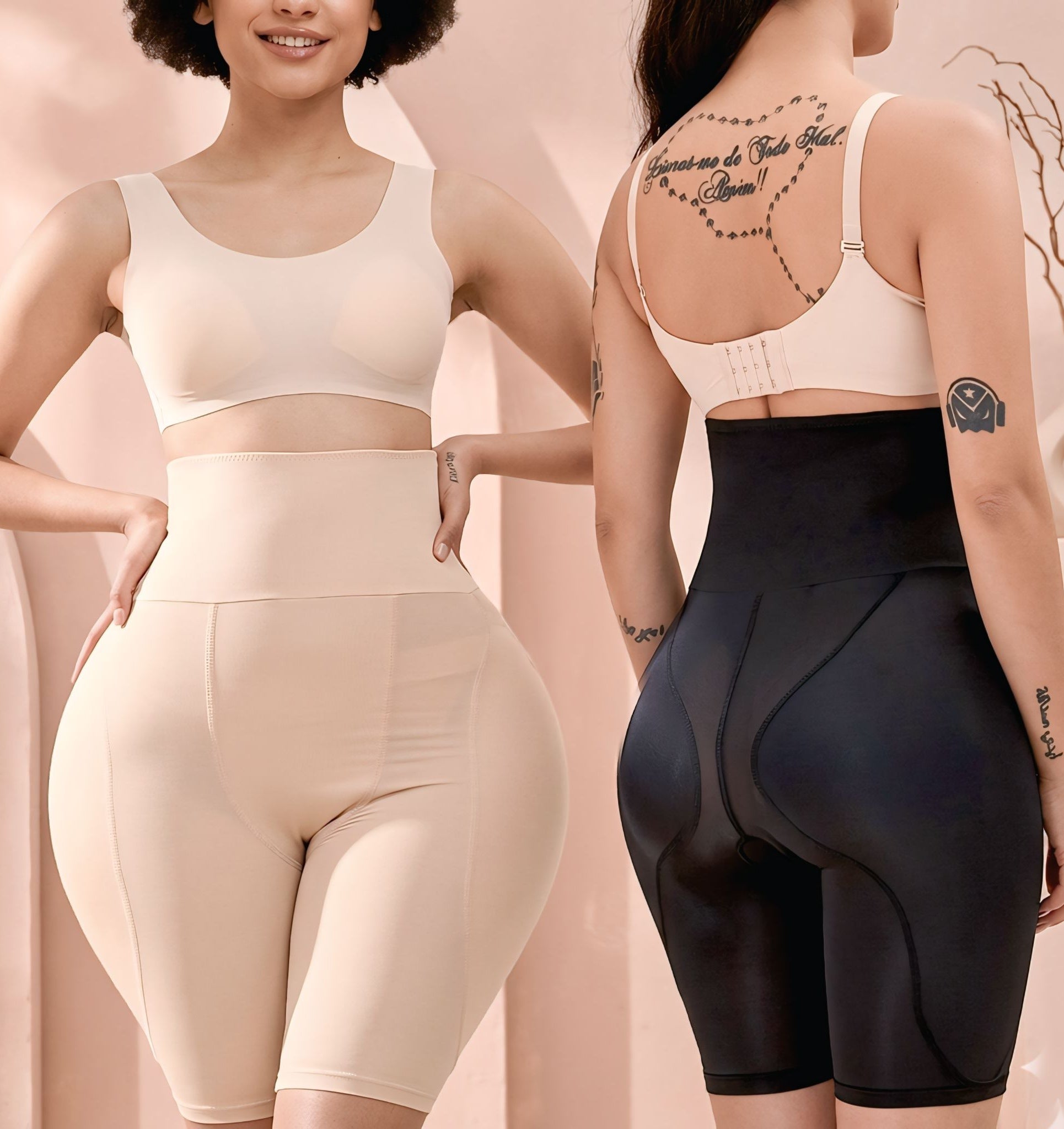 Shapenix Hourglass High Waist Hip Paded Sculpt Shorts