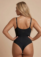 Shapenix Paded Tummy Control Thong Bodysuit