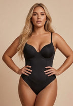Shapenix Paded Tummy Control Thong Bodysuit