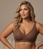 Shapenix Jelly No Rim Bra Push Up Seamless Comfort Low Cut Rimless Bra