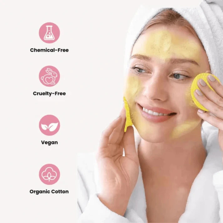 Shapenix Kojic Acid And Turmeric 40 Pieces Cleansing Pads Skin Brightening, Fades Dark Spots, Tan Remove, Anti-aging