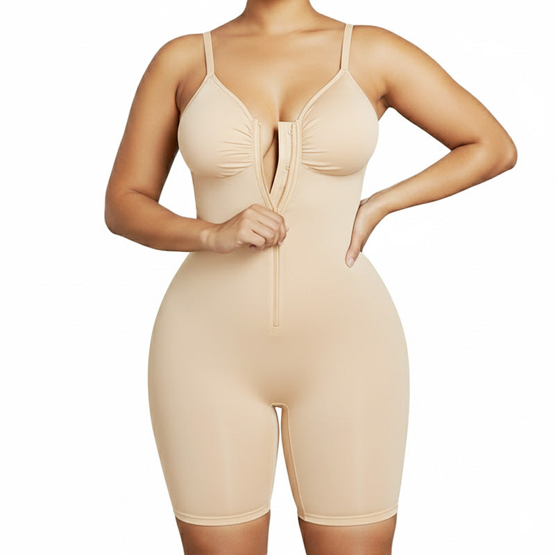 Shapenix Tummy Control Zip Sculpt Bodysuit